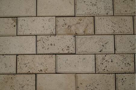 Tapete Travertinomonclova Honed Big Tabique Bis 30.5X30.5