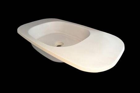 Lavabo Quarzo Superwhite On Stage Matt 90X48