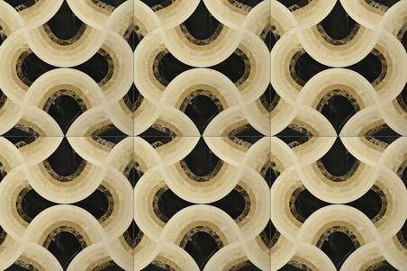 Mármol Artistico York Black, Coffe & Cream 60X60x1.4