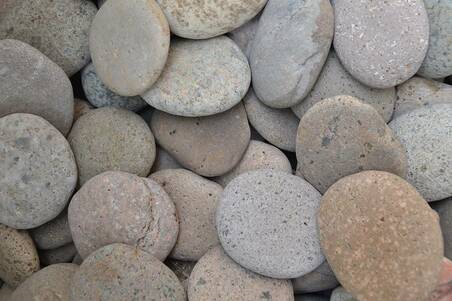 Piedra Medallon Amarilla Mediana