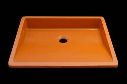 Lavabo Quarzo Orange Oblique Gloss 50X40 S/E