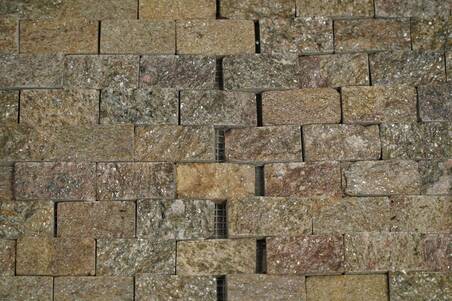 Tapete Ladrillo Oro Rust.30.5X30.5