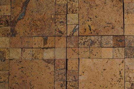 Tapete Colombia Travertino Peach Comb.10X10 C/ 1X1