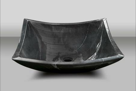 Ovalin Pañuelo Negro 40X40x12