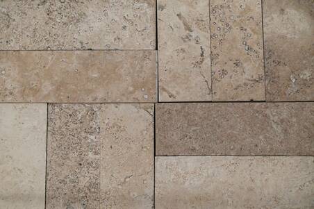 Mármol Travertino Fiorito Spazz 10X30.5 Prom