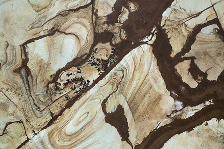 Cuarcita Wood Santone P/B Lámina