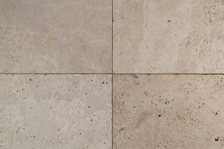 Mármol Travertino Ivory Sandblasteado 30.5X30.5