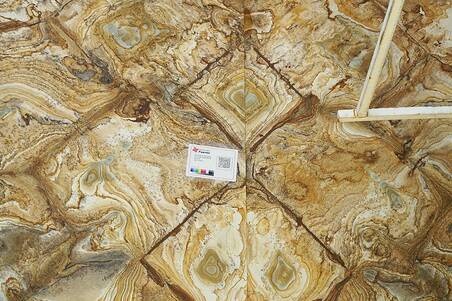 Cuarcita Palomino Leather Finish Book Match