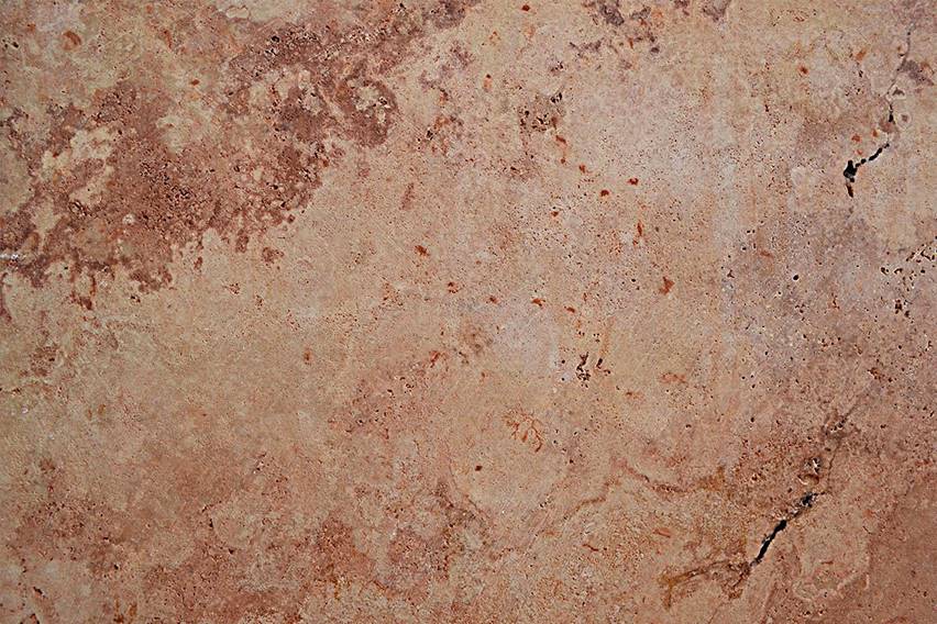 Mármol Travertinorojo Rusticatto 50X50x2