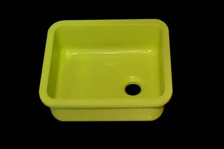 Lavabo Quarzo Verde Milano Mini Cube Gloss 26X32 S/E