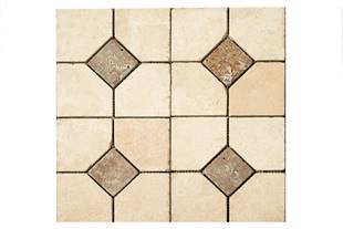 Cenefa Diamante Choco-Monclova 15X30.5