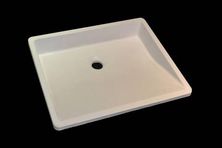 Lavabo Quarzo Superwhite Oblique Gloss S/Medida S/E