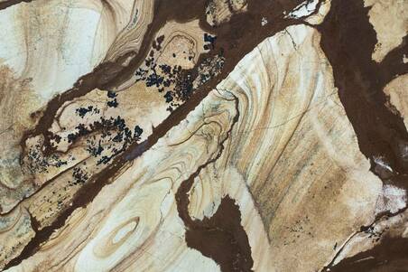 Cuarcita Wood Santone Leather Finished Lámina