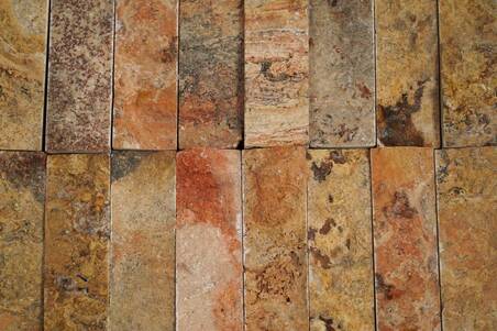 Marmuro Travertino Rojo 4X15