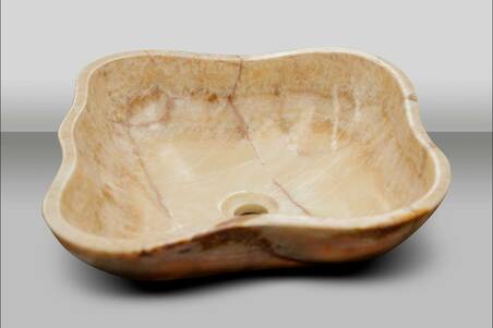 Ovalin Irregular Onix 50X35x13