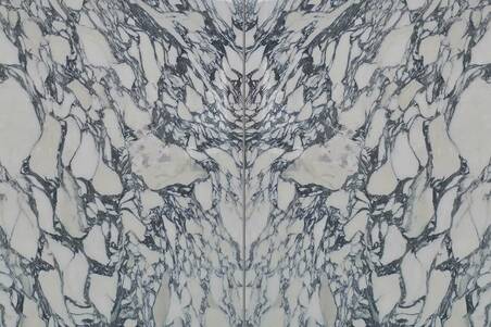 Marmol Arabescato Corchia Extra Selec Lamina Tablero (Book Match)