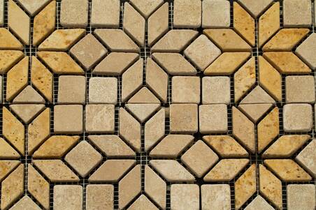 Cenefa Deco11 Estrella Oro/Monclova 10X20