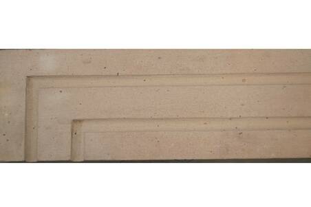 Tablero Cantera Rosa Esq. Derecha 17X77x3.5