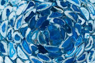 Quarzo Blue Agata Blue Tornado (3.02X1.60)