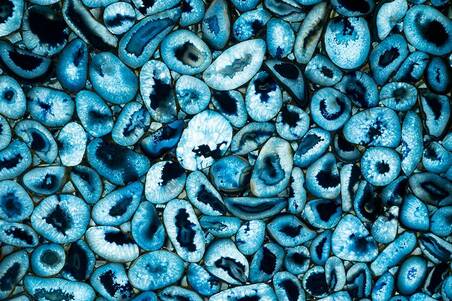 Quarzo Agata Blue Gold Lamina