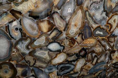 Quarzo Agata Earth Lamina(Bra) (3.05X1.85)