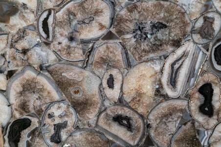 Quarzo Agata Black  Lamina(Bra) (3.05X1.85)