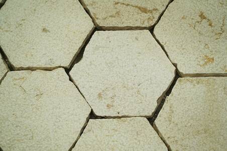 Mármol Galala Buz Hexagono