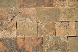 Marmol Trav Rojo Rustico 10Xll