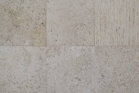 Mármol Travertino Fiorito Honed 30.5X30.5 Prom.