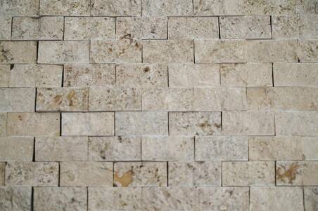 Tapete Ladrillo Travertino Fiorito Rustico 30.5X30.5