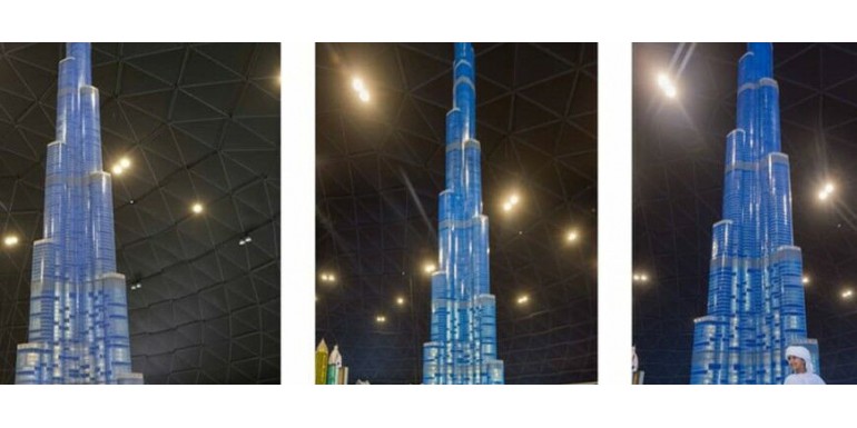El Burj Khalifa también es el rascacielos de LEGO más alto del mundo