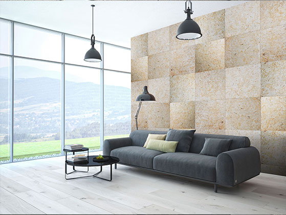 Mármol Crema Del Desierto P/B 50X50x2