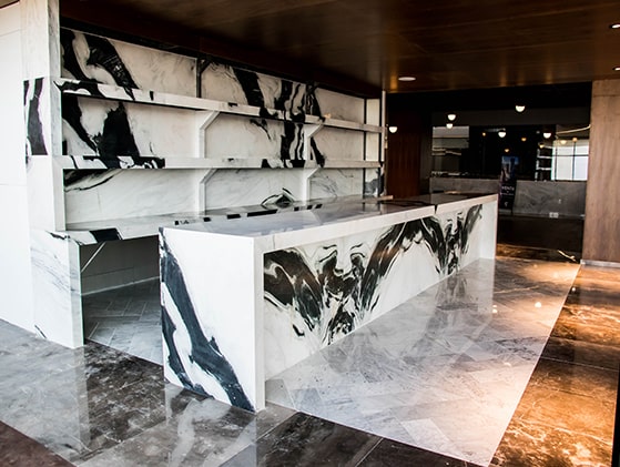 Mármol Panda White Lámina