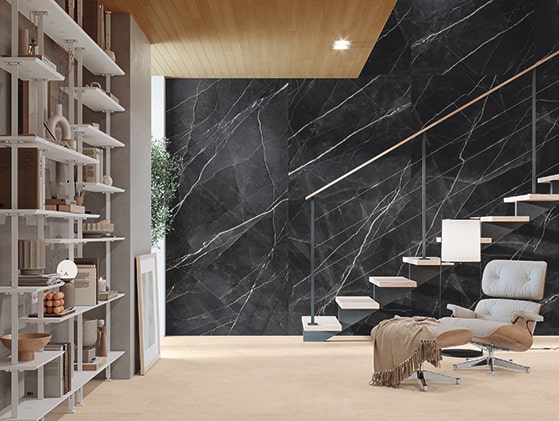 Venux Calacatta Black Pulido "B" 3.20X1.60X1.2